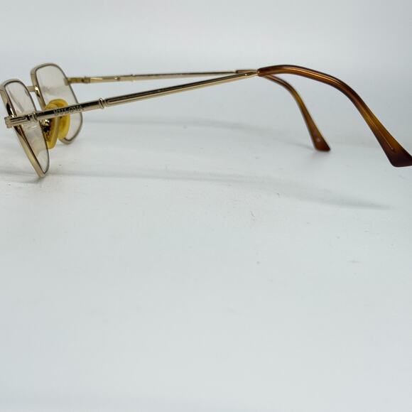 Bulova Platinum Edinburgh‎ Eyeglasses Gold Square Frame 53-17-140 20417 main image 4